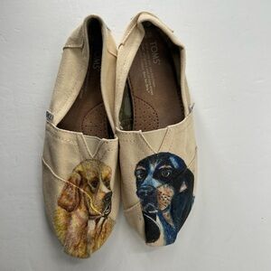 Toms Custom Paint Ladies Size 6.5